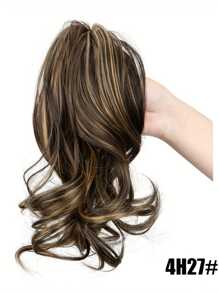 14 英寸马尾辫接发 夹式马尾辫接发 卷曲波浪马尾辫接发 合成耐热爪夹马尾辫接发 适合女性和女孩 蓬松爪夹假发 适合婚礼、派对和日常佩戴 - 彩色 - 查看 15