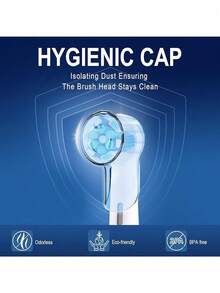 4/1pc Toothbrush Head Cover, Toothbrush Head Plastic Dustproof Cover, Compatible With Oral IO Ultimate Clean Gentle Care Replacement Heads And IO Series 3 4 5 6 7 7G 8 9 Electric Toothbrush, Convenient Travel Supplies, Home Dorm Supplies Travel Essentials For Vacation Holiday - Multicolor - View 6