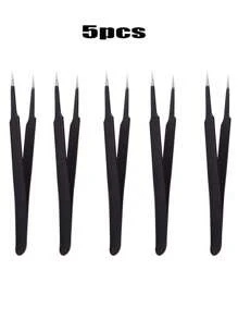 Diamond Painting Pliers Diamond Painting Accessories Stainless Steel Tools, Hand-Sewn Jewelry DIY Handcrafts Non-Serrated Stainless Steel Fine Tweezers