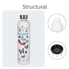 1pc 33OZ Plastic Water Bottle With Metal Cap, Fashion Design, Multiple Patterns Available Including 3D Patterns, Portable And Durable, Suitable For School, Camping, Sports, Fitness, Parties, Travel, Holiday Gifts And More