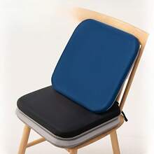 1 Stück 4D Memory Foam Kissen 4cm verdickt - Super weich ergonomisches Lendenkissen, atmungsaktives Bürostuhl- & Autositzkissen für Zuhause/Büro, Memory Foam Sitzkissen, Polyester Bezug, Sitzkomfort für Zuhause, konturiertes Design, hochdichter Schaum, Kissen für Bürostuhl für Büroprofis, Bürodekoration, Stuhlkissen für Gaming Stühle