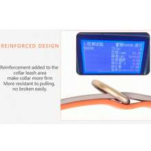 Collar vintage de bloqueo de color CP250-1, collar ajustable y a prueba de choques para perros medianos y grandes