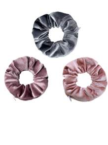 1-20Pcs Velvet Hair Ring With Hidden Pocket,Multi-Functional Hair Accessory Pouch,Portable Money Hider & Organizer,Back To School Must Haves,Beach Bag,Non-Waterproof Travel Essentials Travel School Back To School School Supplies Holiday Camping Holiday Essentials Vacation Accessories Mini Summer,Suitable For Women And Girls Velvet Headband,Hidden Pocket Headband,Suitable For Storing Small Items Such As Keys,Dollars,Lipstick,Etc