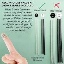 Micro Stitch Quick Clothing Fixer W/ Upgraded Storage Box, The Original Micro Gun For Quick Clothing Fixes, Tagging, Sewing, And Quilting – Includes Tool, 1*Needle, And 1500 Micro-Fastenersthe Easiest Tool To Repair Clothes, Hemming Drapes, And Even Crafting! This Thing Is Awesome - 墨綠色 - 查看 10