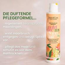 Jean & Len Creme-Oil Shower Coconut & Vanilla, For Dry Skin, Rich Formulation, For A Gently Cleansed And Visibly Smooth Skin Feel, PH Skin Ideal, Vegan Shower Gel, 250 Ml