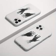 Funda para teléfono, 1 unidad, vintage, de alta gama, con diseño de rotura, mate premium, compatible con phone 16 Pro/15/14/13/12/11. - Blanco - Ver 4