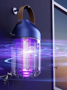 Rechargeable Bug Zapper, Outdoor/Indoor Fruit Fly Trap,Type-C Rechargeable Mosquito Zapper With LED Night Light, Suspendable Noiseless Design & Radiation-Free Protection For For Bedroom, Kitchen, Living Room, Student Dormitory, Patio, Garden, Camping, Picnic, Traveling - Fly Traps Patio Insects Killer Ideal Gift For Seniors, Men, Women - All Seasons Summer Essential (Includes Cleaning Brush) - Multicolor - View 7