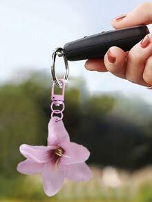 Móc khóa hình hoa loa kèn nhiều màu, Quà tặng Kawaii cho người yêu, Phong cách Bohemian Retro, Vật dụng thiết yếu cho thời trang, Đặc điểm, Thời trang và tinh tế, Phụ kiện thẩm mỹ cho ba lô, ví, điện thoại, túi quà và sử dụng hàng ngày ở trường, Móc khóa điện thoại - Nhiều màu - Xem 7