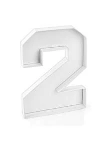 1pc 0-9 Cardboard Number, Fillable Number Candy Box, Charcoal Tray Box Letters, Gift Box Shape Tray For Chocolate Candies, Empty Gift Box Suitable For Birthday Party Gifts - White - View 9
