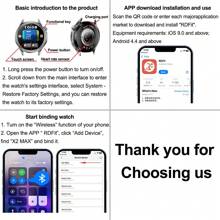 GUHUAVMI GUHUAVMI 2025 New Fashion Sports Smart Watch For Men, 1.53inch HD Screen, Wireless Call/Dial, Receiving Information, GPS Motion Track, Compass, Altitude Pressure, Multi-Sports Mode Smartwatch, Heart Rate/Sleep Monitoring Fitness Tracker, Women's Smart Watch X2, Suitable For Android And IOS