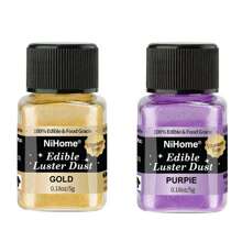 Edible Glimmer Powder Glitter Luster Dust Food Decorating Sprinkle Glimmery Dust For Drink Wine Beverage Cake Candy Dessert Bakery Restaurant Vegan