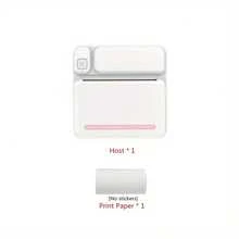适用于 Android 和 IOS 的便携式迷你热敏照片打印机，适用于学习和办公，可立即打印给朋友，可作为返校日常礼物，工作清单、笔记，小巧轻便