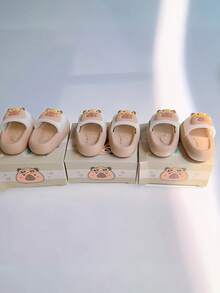 2/4/6pcs Creative Mini Slipper Style Erasers, Capybara Erasers, Novelty Stationery Gifts, Suitable For Students, Ideal For Back-To-School Gifts , Back To School Gifts - Brown - View 12