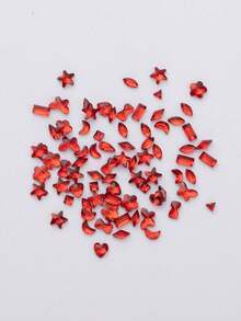 100 piezas Kit de gemas de resina en miniatura (con pegamento) Kit para joyas de moda DIY Kit inicial de joyas Teeth - Multicolor - Ver 7