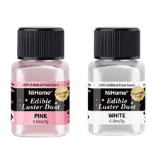 Edible Glimmer Powder Glitter Luster Dust Food Decorating Sprinkle Glimmery Dust For Drink Wine Beverage Cake Candy Dessert Bakery Restaurant Vegan