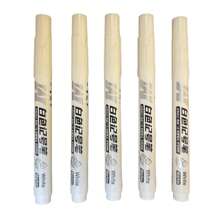10/8/5/3/1pc Quick-Drying Waterproof And Indelible Fine White Tip Oil-Based Markers For Glass, Windows, Tire Spray Paint, Clothing, Wood And Leather, Ceramics, Metal, Paper, Art Painting, Graffiti, School Supplies, Back-To-School Stationery, Colored Spinning Pensschool Supplies,Back To School