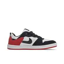 Nike SB Alleyoop Suede Wrap-Around Non-Slip Low-Top Skateboarding Shoes, Black/White/Red, For Men - Black, White and Red - View 2