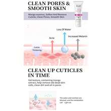 Herbal Extract Face Exfoliating Gel, Brightens Complexion, Removes Dead Skin, Leaves Skin Refreshed And Non-Drying, Suitable For Whole Body (Mango/Matcha Available) - Clear - View 7