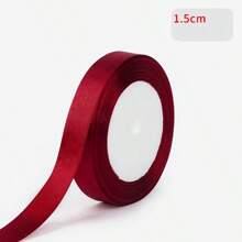 25 Yards Of Luxurious Wine Red Silk Satin Ribbon - Perfect For Weddings, Parties, Gift Wrapping, And DIY Projects