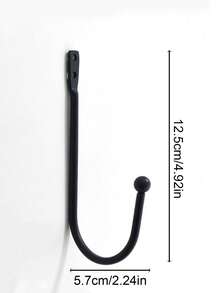 1pc,Simple Rural-Style Curtain Hangers - A Sleek And Retro Design, Suitable For Curtain Accessories In Bedrooms And Living Rooms. Easy To Install, Durable, Versatile And Space-Saving! Practical Hangers