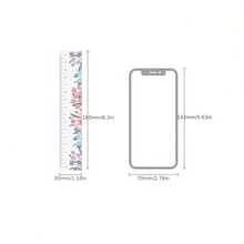 4 piezas Regla de vinilo con diseño floral - 15,01 cm Herramienta de medición transparente, patrón floral colorido, precisión en centímetros, para la escuela y la oficina, regla floral de vuelta al colegio, regla especial de primaria de 15 cm multifuncional de acrílico transparente, regla de dibujo transparente, suministros imprescindibles para la vuelta al colegio y la temporada de vuelta al colegio - Multicolor - Ver 3