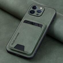 Luxury PU Leather Card Bag Phone Case For IPhone 16/16e/15/15promax/14plus/13pro/12/11