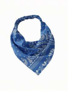 24*16cm 腰果印花弹力发带，女士头饰，发带，发套头巾头巾柔软，轻便时尚简约多功能户外旅行和运动礼品发饰头带，适合女性，学校用品，大学 - 彩色 - 查看 14