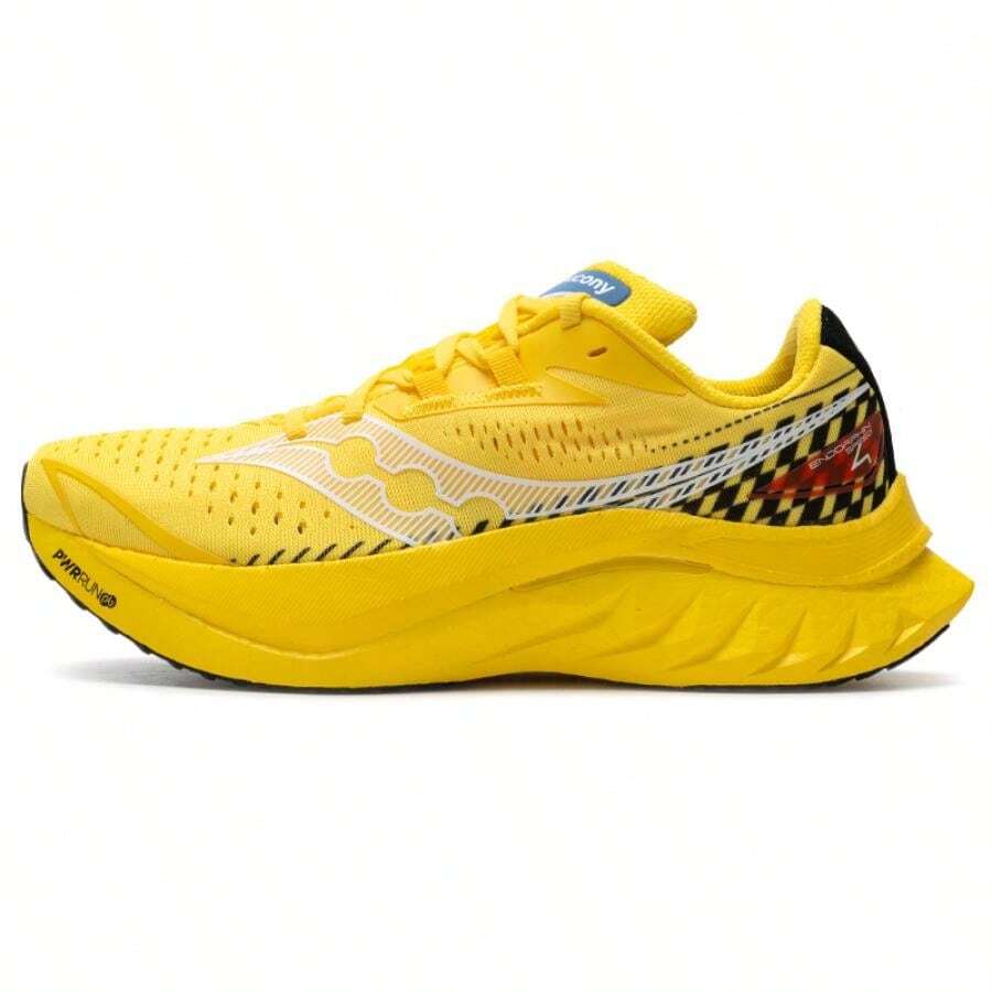 Saucony Giày chạy bộ ENDORPHIN SPEED 4, đế đàn hồi tốt, dành cho nam và nữ, giày chạy đường dài ngoài trời, S20940-601 - Màu vàng - Xem 1