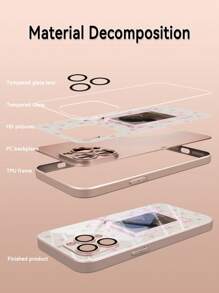 1 pieza Funda de teléfono personalizada, se puede personalizar con fotos individuales, de pareja, de grupo, gráficos, hecha de vidrio templado y TPU resistente a impactos, rayones y huellas dactilares, con borde suave, apta para 16/15/14plus/13pro/12promax/11/7p/7g/Xr/6g/6p, ideal como regalo personal, de pareja, familiar, de amigo, del mejor amigo, de cumpleaños, aniversario
