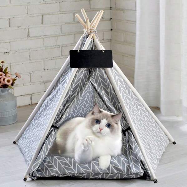 1-Piece Set Of Cat And Dog Pet Supplies Bed, Detachable And Washable Pet Bed, Soft And Comfortable Built-In Mat, All Season Universal Pet House, Housing Accessories Habitat