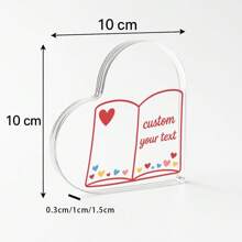 1 Stück acrylische Ornamente, witzige acrylische Hochzeitsgeschenkornamente - personalisierter transparenter Anhänger für beste Freunde, Freund, Brautjungfer, Trauzeugen - einzigartige Dekoration für Hochzeit, Junggesellenabschied, Verlobung, Jahrestag - individuelle Aufbewahrungsdekoration für Schreibtisch, Regal, Schlafzimmer - kreative und herzerwärmende Geschenkidee