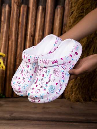 New Garden Shoes For Women, Adjustable Casual Flats, Slip-On Slippers For Bedroom/Travel/Beach, Closed Toe Slides