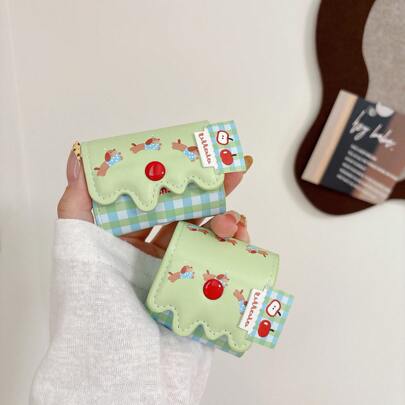 Cute Animal Sticker Style Earphone Protective Case With For AirPods 1/2/3/4/Pro/Pro 2 And WF-1000XM5 And Studio Buds/Buds+ And Sam Sung Buds3/Buds 3 Pro And HUA WEI FreeBuds 4/4E/5/5i/6/6i/SE2/SE3/Pro2/Pro2+/Pro3/Pro4/FreeClip Earphone