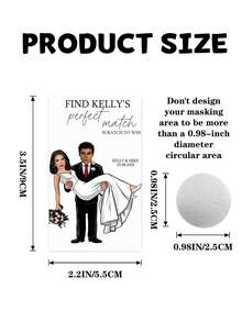 Thẻ cào đám cưới tùy chỉnh, có thể in ảnh và văn bản, có tính tương tác cao dành cho khách dự tiệc cưới, có 4 mẫu thiết kế, trò chơi đám cưới thiết yếu, thẻ cào và tiết lộ để tạo thêm bất ngờ cho đám cưới - Nhiều màu - Xem 11