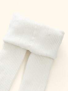 3 Pairs Girls Thermal Lined Tights, Stretchy Soft Warm Leggings, Suitable For Autumn/Winter Daily Wear, Back To School, Travel, Holidays - Random Colors