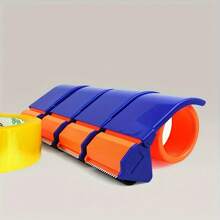 1/2 paquetes de cortador de cinta portátil, herramienta de sellado de cartón de plástico, sin necesidad de electricidad, versátil para supermercados, hogares, oficinas, tiendas - accesorio de envío y embalaje exprés, cinta transparente