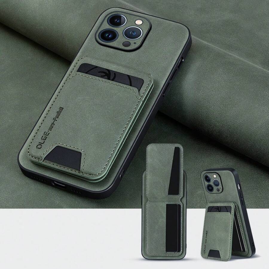 Luxury PU Leather Card Bag Phone Case For IPhone 16/16e/15/15promax/14plus/13pro/12/11