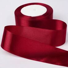 25 Yards Of Luxurious Wine Red Silk Satin Ribbon - Perfect For Weddings, Parties, Gift Wrapping, And DIY Projects