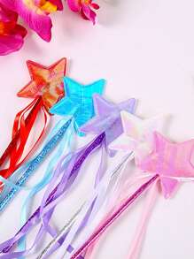 5 قطع - عصا سحر الأميرات، أعواد سحرية لجنيات بنجمة لامعة، هدايا للحفلات، مثالية للعيد الربيعي، عيد الميلاد، حفل الزفاف، مناسبات أخرى - مستلزمات حفلات ذات موضوع، مناسبة لتنكر الاحتفالات