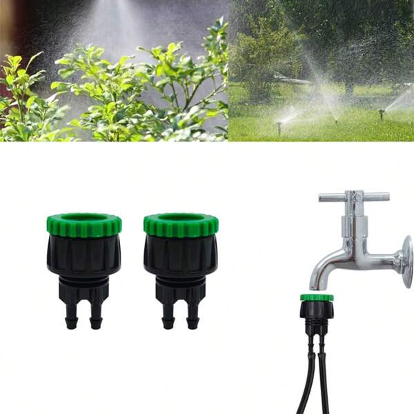 Druppelirrigatieslangconnectoren Professionele micro-irrigatieadapter Landbouwirrigatiefitting 1/4 inch druppelirrigatieslang voor zonne-irrigatiesysteemkit