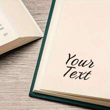 20mm Round Black Customizable Name Stamp - Artistic Font Design Stamp - Teacher Stamp - Suitable For Office And Business Settings Like Cafes - Children Art Activities