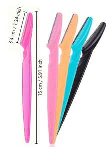 60/30/10/5/1pc 2025 专业 Dermaplaning 工具套装 - 男女通用面部剃须刀和眉毛修剪器，理发沙龙级脱毛剃须刀带保护罩，护肤旅行必备品