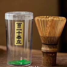 Mélangeur à matcha en bambou biologique fait à la main - 100 dents, tiges de thé japonaises traditionnelles, convient pour la cérémonie du thé authentique et l'art du dessin de fleurs, conception de haute qualité et poils faciles à nettoyer, préparation de latte au matcha, esthétique classique, un premier choix pour les acheteurs pour la rentrée des classes