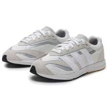 Adidas Zapatillas de running para mujer LIGHTBLAZE LP, zapatos de running con amortiguación y transpirables para carreras de larga distancia en carretera JS3197 - Gris claro/blanco - Ver 3