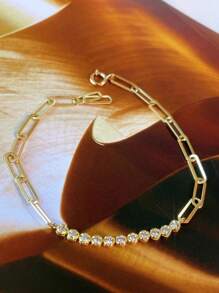 1pc S925 Pulseira de corrente de contas de prata esterlina, design elegante e versátil, adequada para uso diário feminino, presente para feriados