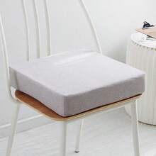 Multi-Colored, High-Density Foam Cushions, Lightweight And Comfortable, Suitable For Dining Chairs In The Family Living Room (Light Gray (Square) 50 X 50 X 5 Cm) - 淺灰色 - 查看 1