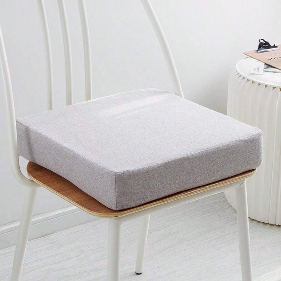 Multi-Colored, High-Density Foam Cushions, Lightweight And Comfortable, Suitable For Dining Chairs In The Family Living Room (Light Gray (Square) 50 X 50 X 5 Cm) - Màu xám nhạt - Xem 1