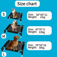 Durable Removable Dog Camping Bed, Metal Frame, Breathable Dog House