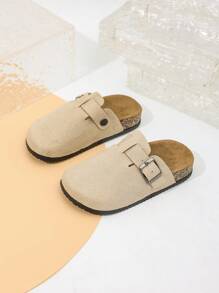 1 Paio di ciabatte da ragazza di colore unito, traspiranti, leggere e multifunzionali, adatte per interno ed esterno, per tutte le stagioni (primavera, estate, autunno), eleganti e alla moda ciabatte casual da interno