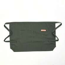 1pc Unisex Short Half-Body Water-Resistant Apron, Suitable For Catering, Restaurant Staff Wear To Prevent Stains